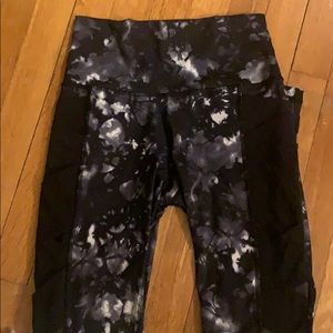 Black and White Inkblot Tights